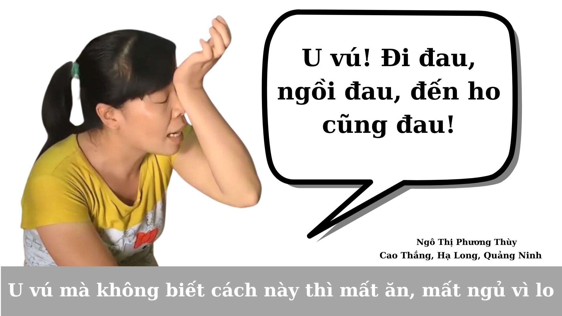 Vui mừng khi khối u nang vú kích thước 21.8 x 10mm giảm