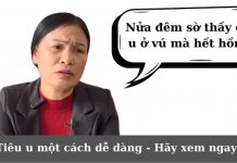 Chị em nào bị u nang vú, nhất định phải biết cách này của cô Trâm